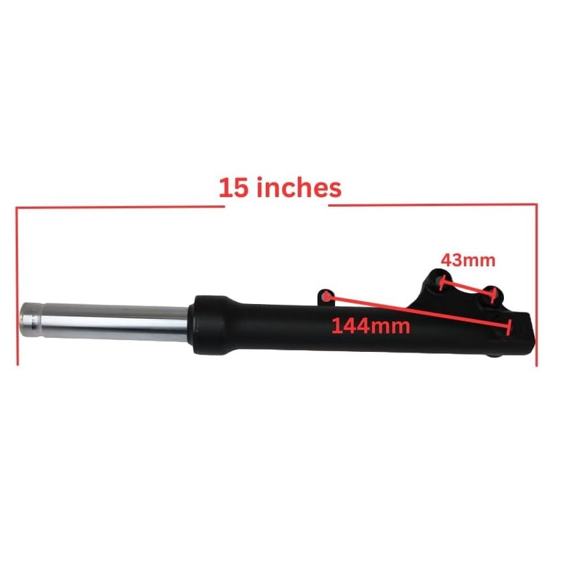RedCap 15" Set Front Shock Absorber Assembly Front Forks -