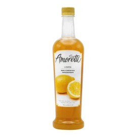 FixtureDisplays Amoretti Limon Bar and Smoothie Concentrate 25.4 fl. oz. 115AMMLIMON