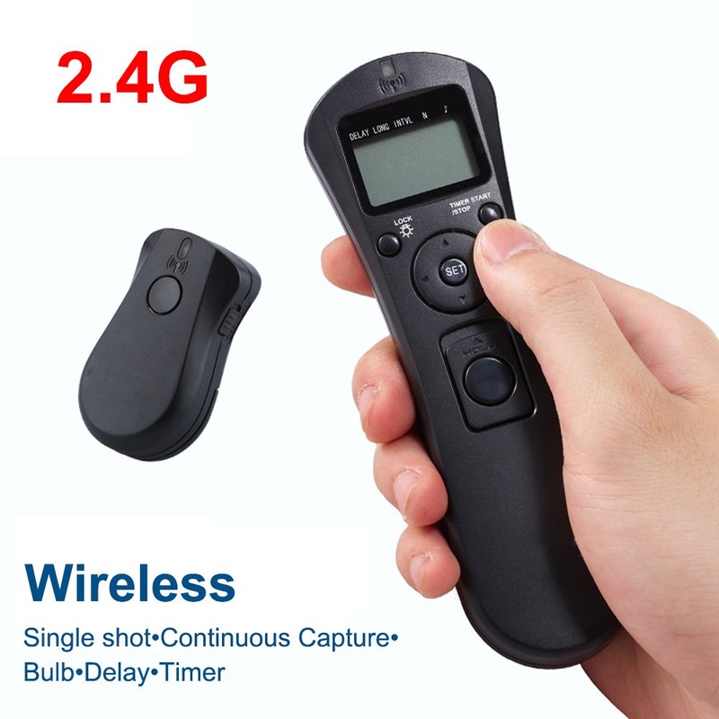 RGBS FSK 2.4GHz Wireless Shutter Remote Release Control With Cable