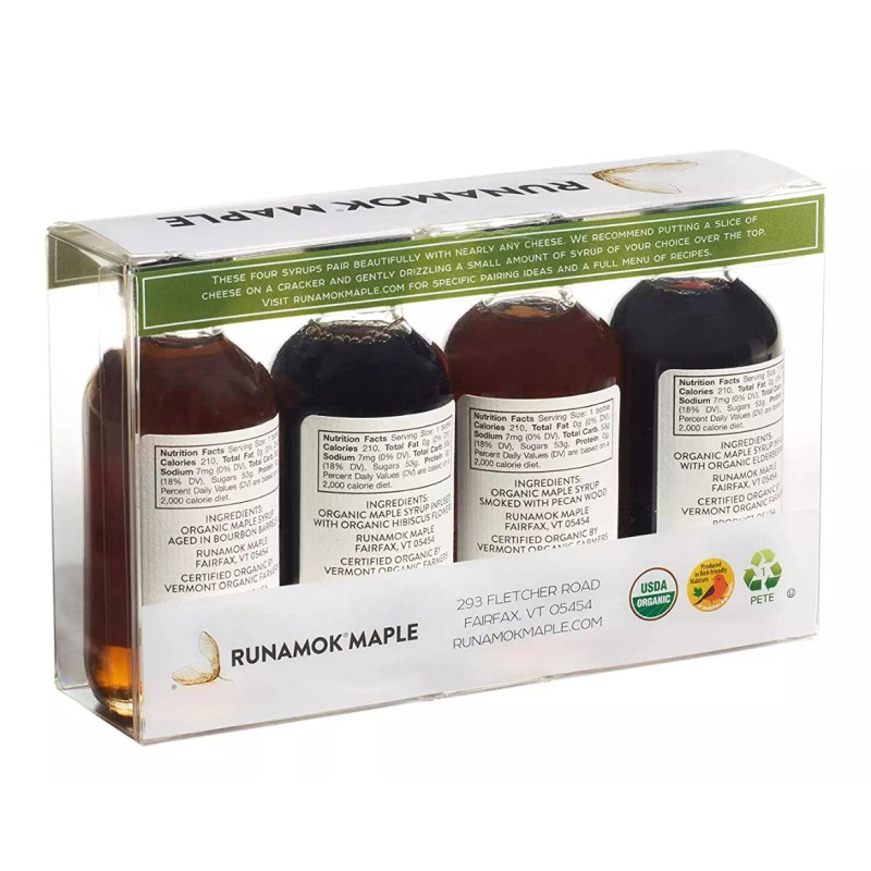 Runamok Organic Vermont Maple Syrup Sampler | Cheese Pairing Collection