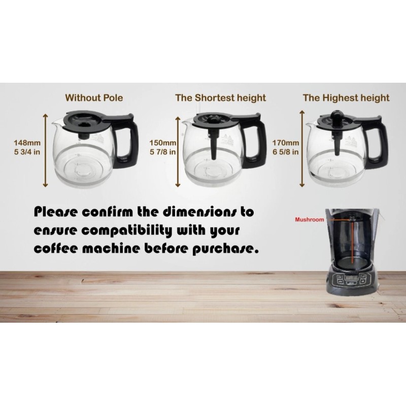 For Cuisinart, For Keuring, For Krups Universal 12-Cup Replacement Coffee