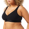 Naturana Women's Opaque Bra, black