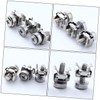 Healeved 50sets Cabinet Mounting Screw Set Square Hole Screws for