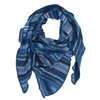 Invero, Merino Triangular Scarf Tiziana 100% Wool, blue
