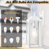 Yolsunes Large Outdoor Wall Lights, 19 Inch White Exterior Light