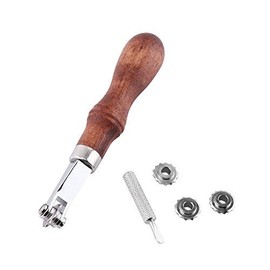 1pc Leather Spacer Tool Embossing System Set Leather Sewing Design Tool for Hand Sewing Stitching Wheels and Stamping Set