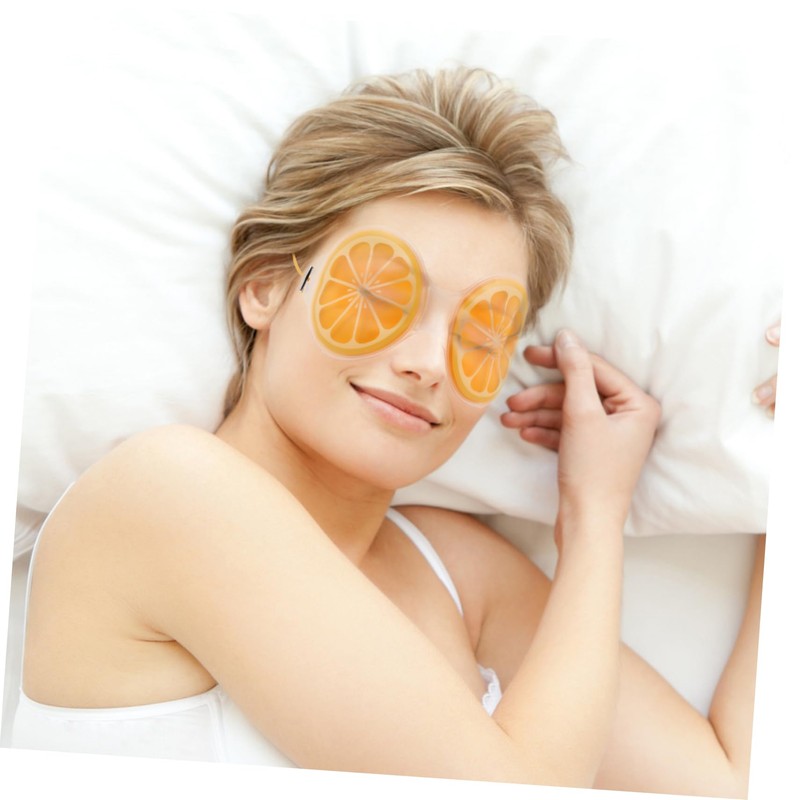 VICASKY 6Pcs Reusable Hot Cold Eye Masks Cartoon Design Blindfolds