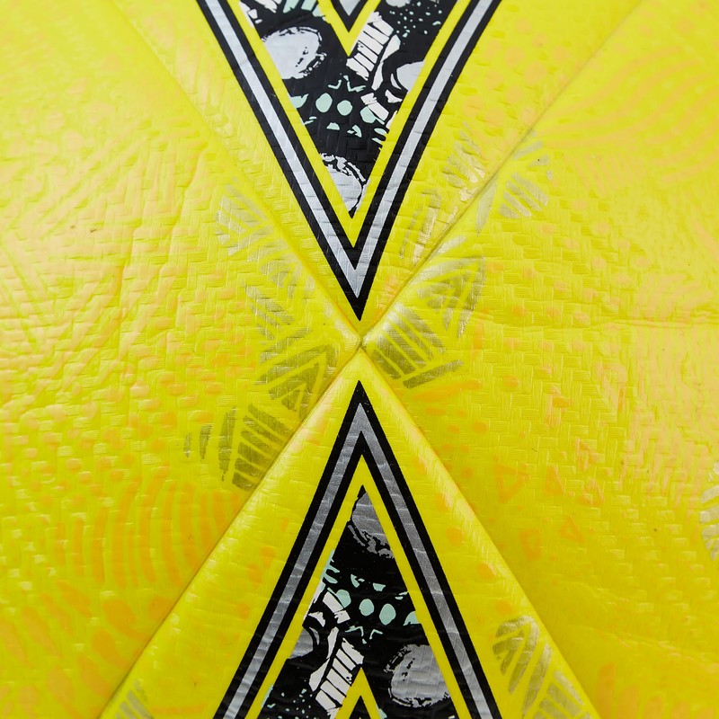 Mitre Unisex-Adult Ultimatch Evo 24 Football, Fluo Yellow/Floodlight Yellow/Gritty Gold,