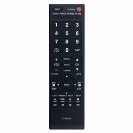 CT-90325 Replacement Remote for Toshiba TV 46G310U 46SL412U 55G310U 55G310U1 55HT1 55HT1U 22AV600U 19AV600U 32E200U 37E200U 40E200U 19C100U 22C100U 26C100U 32SL400 32SL400U 32SL400VPK