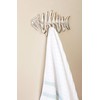 Decorative Fish Bones Wall Mount Towel Rack by Comfify -
