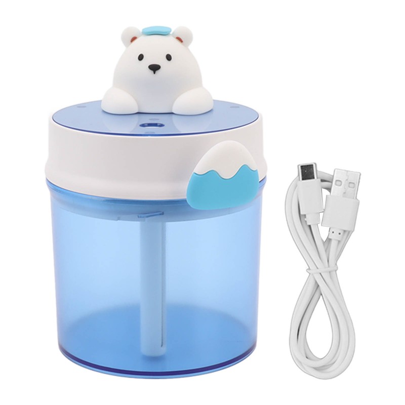 Portable USB Humidifier Cute Bear Shape Large Capacity Ultrasonic Mini