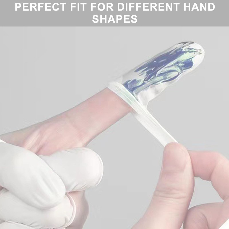 150pcs Latex Finger Protectors - Finger Cots - Waterproof Finger