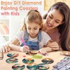 8 PCS Sunset Diamond Art Coasters Mountain Diamond Painting Coasters