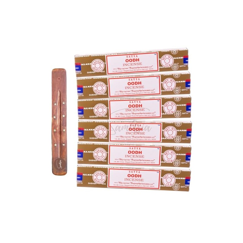 Satya Nag Champa Oodh Incense Sticks | x6 pack |