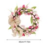 Tulip Wreath Tulip Decorative Wreath Artificial Tulip Wreath Decorative Flower