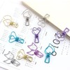 100pcs Cat Binder Clips Cute Cartoon Strong Clamping Force Metal