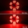 Partsam 2Pcs Ultra-Thin Hex Style Dual Function Interior 54 LED