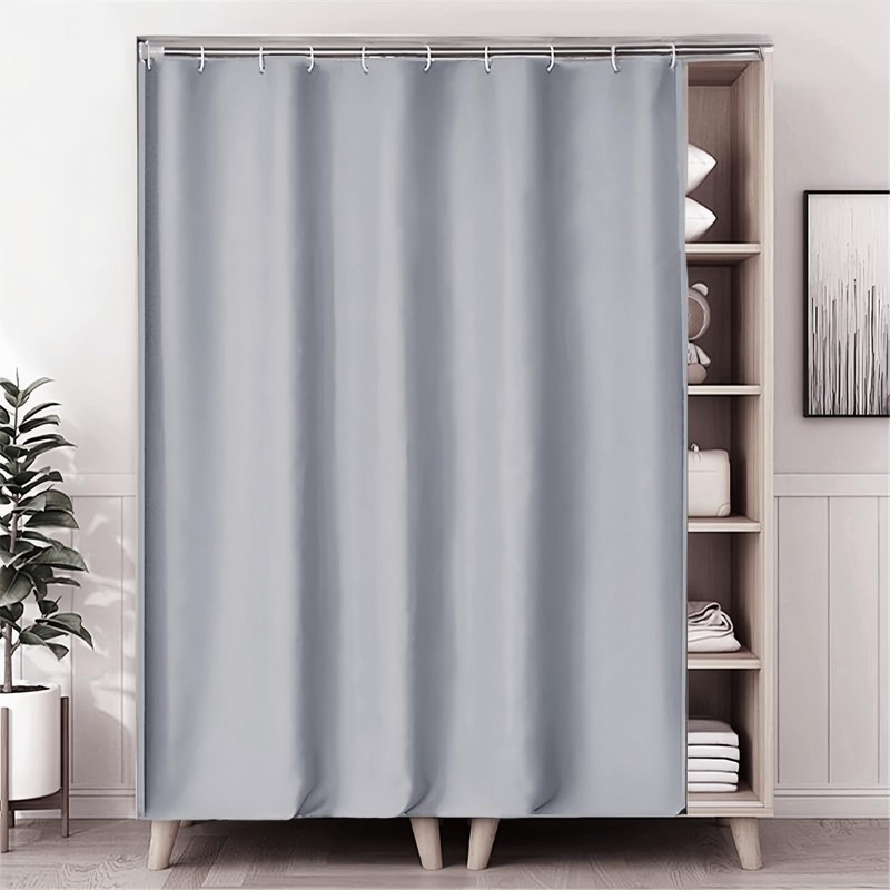 Gxi Grey Blackout Bottom Bunk Bed Curtain Privacy Canopy Single