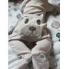 TupTam Baby Clothes Set Body Romper Hat Teddy Bear -