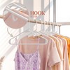 Plastic Hangers 50 Pack White - Clothes Hangers - Makes