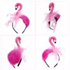 Capaneus Flamingo Costume Women's Headband Flamingo Tutu Skirt Pink Accessory