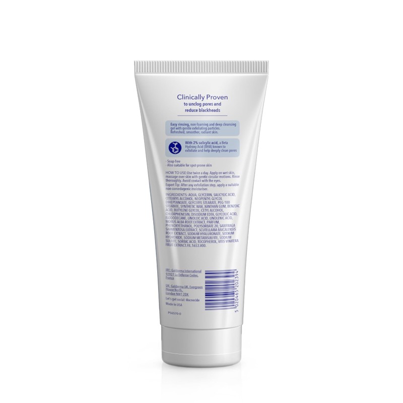 Purifide by Acnecide Blackhead Control Face Wash, Deep Exfoliating Cleanser