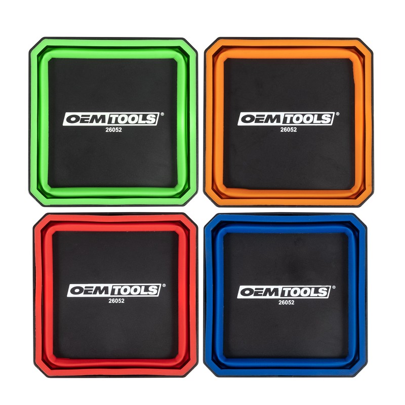 OEMTOOLS 26052 Foldable Magnetic Tray Set, Magnetic Tray for Mechanic's