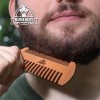 Kit Cuidado De Barba Y Bigote - Cepillo Y Peine