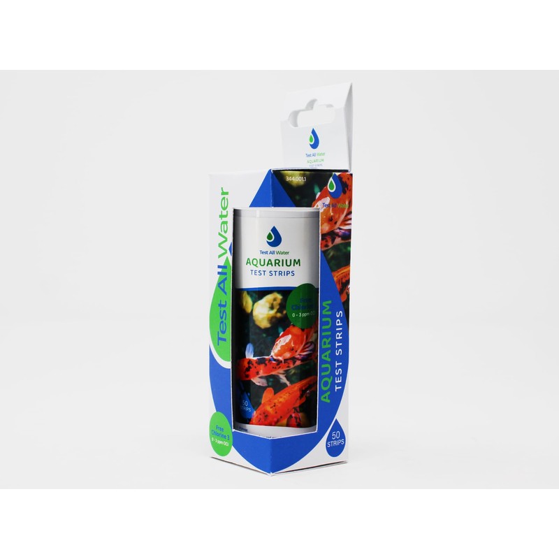 TEST ALL WATER - Aquarium Chlorine Test Strips | 3