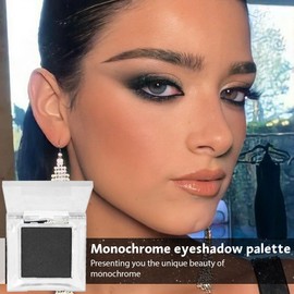 HHLTOH Single Matte Silky Eyeshadow, Available in Three Versatile Shades: Nude, White, and Smoky, Perfect for Creating Natural Eye Looks (03# Smoky Matte, 1 Count (Pack of 1))