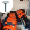 Screw Man 014973239633 Elevator Bolts for Several uses,Steel,Zinc,Flat Countersunk,1/4-20 x