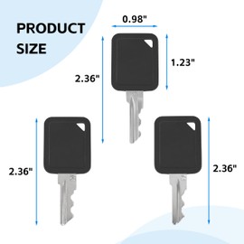 CHNPLUM Club Car Replacement Golf Cart Key 1A & 1B &1C, Replacement 105068002 & 101974701