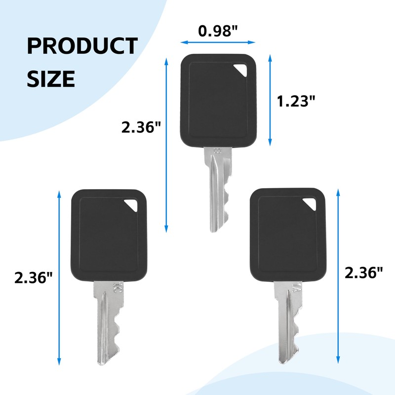 CHNPLUM Club Car Replacement Golf Cart Key 1A & 1B