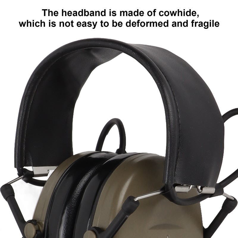 7.1mm Silicone Earmuffs Hearing Noise Reduction Walkie Talkies Headset U94
