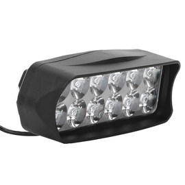 GBSCLOVER 1200lm Ebike Headlight, Universal 12V-100V ABS Mini Bike Headlight, Practical Electric Bike Lights, Suitable for Motorcycle, Electric Bike, Tricycle, 4.5x1.7x1.8in
