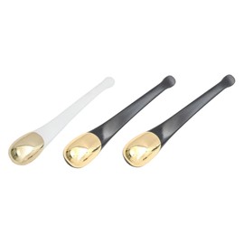 FOMIYES Mini Makeup Spoon Pcs Metal Facial Spoon Skincare Tool for Eye Cream Lotion Easy Application for Home Travel Random