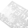 12Pcs Paint Stencils A4 Characters Animals Plants Safe Poisonless Durable