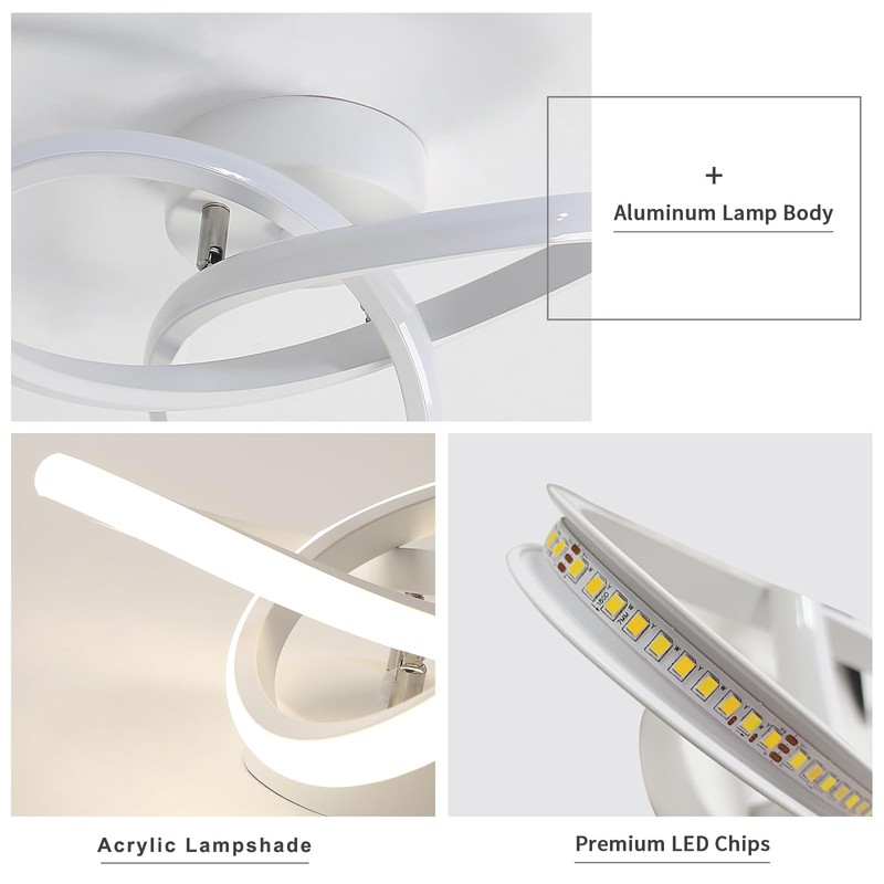 Toolight LED Ceiling Light, 22 W 2475 LM Ceiling Light