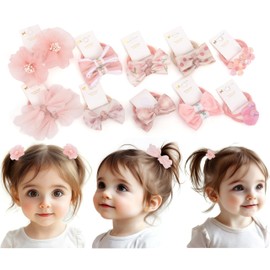 BIANHUAN Children's Hair Rubber for Babies, Kids, Girls, Toddlers, Children's Hair Clips, Elastic Color Rubber, Baby Hairband, Cute, Baby Hair Band, Accessories, Set of 20, Hair Accessories, Ribbon,