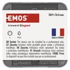 EMOS Cyklone Outdoor Socket with Hinged Lid/Wall Socket in French