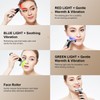 Red Light for Face and Neck, 7-in-1 Face Massager Tool