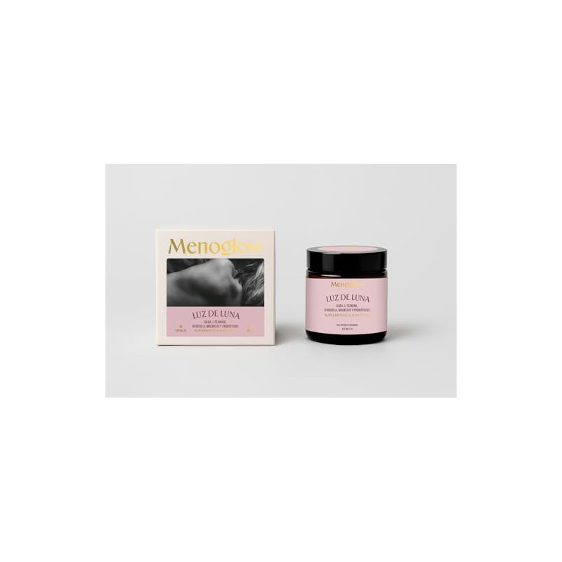 Luz Luna Suplemento Mujeres Menopausia Perimenopausia Gaba Teanina Rhodiola Magnesio