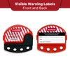 TAEGIQI 2 Pack Lockout Tagout Cable Lock,7.9ft Adjustable Cable Lock,Steel