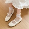 DAMILY Women's Summer See-Through Socks, No Stuffy, Transparent Socks, Cool,