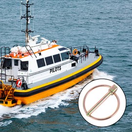 Tolare 30 Pcs Heavy Duty Stainless Steel Lynch Pin Assortment Kit with Ring - 3/16" x 1-7/16" Safety Trailer Coupler Pin for Trucks, Tractors, Trolleys, Lawn Mowers & Trailers