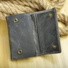 Le'aokuu Men's Genuine Leather Wallet Small Key Case Key Case