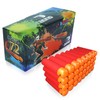 EKIND 9.5cm Foam Darts Compatible for Nerf Mega Series 72-Dart