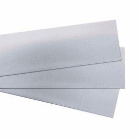 JewelrySupply Sterling Silver Sheet 24 Gauge - 3" x 3" Square - .925 Fine Silver - USA Made Craft Metal for Jewelry Making