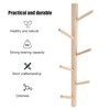 Punch Free Wall Mounted Coat Rack Towel Hanger Tree Branch