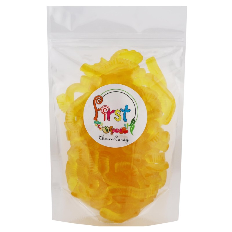 FirstChoiceCandy Sweet & Sour Gummy Worms, Multi Flavors and Solid